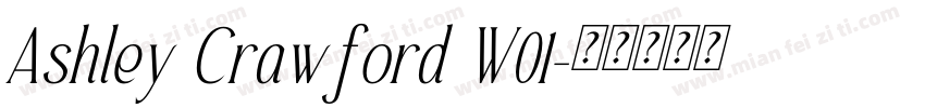 Ashley Crawford W01字体转换